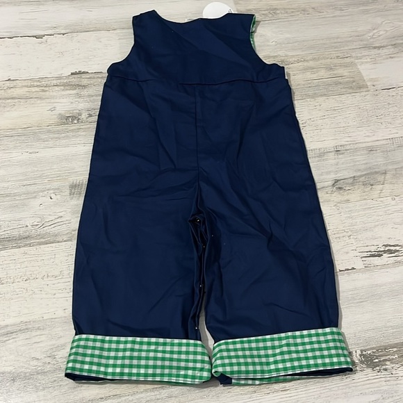 Smocked Dinosaur Baby Romper Size 24 Month. NWT - Picture 6 of 7